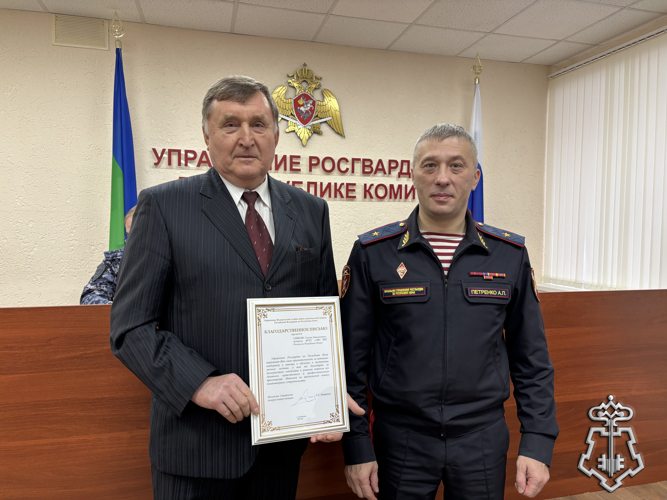 В Республике Коми прошли мероприятия ко Дню ветерана войск правопорядка