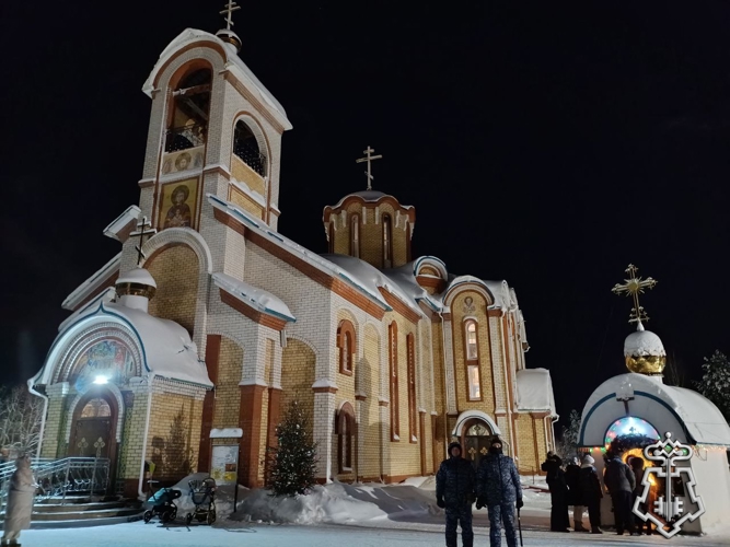 В Республике Коми росгвардейцы обеспечили безопасность в период празднования Рождества Христова 