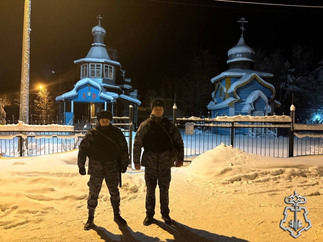 В Республике Коми росгвардейцы обеспечили безопасность в период празднования Рождества Христова 