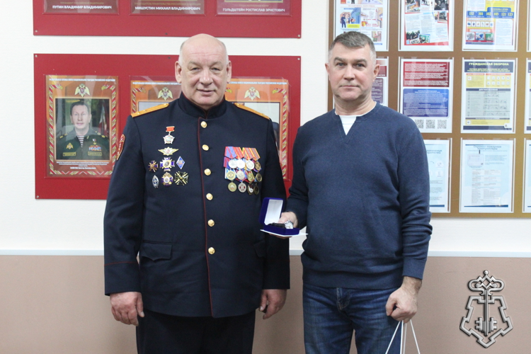 Начальник Управления вневедомственной охраны поздравил коллектив с 10-летим со дня образования войск национальной гвардии Российской Федерации